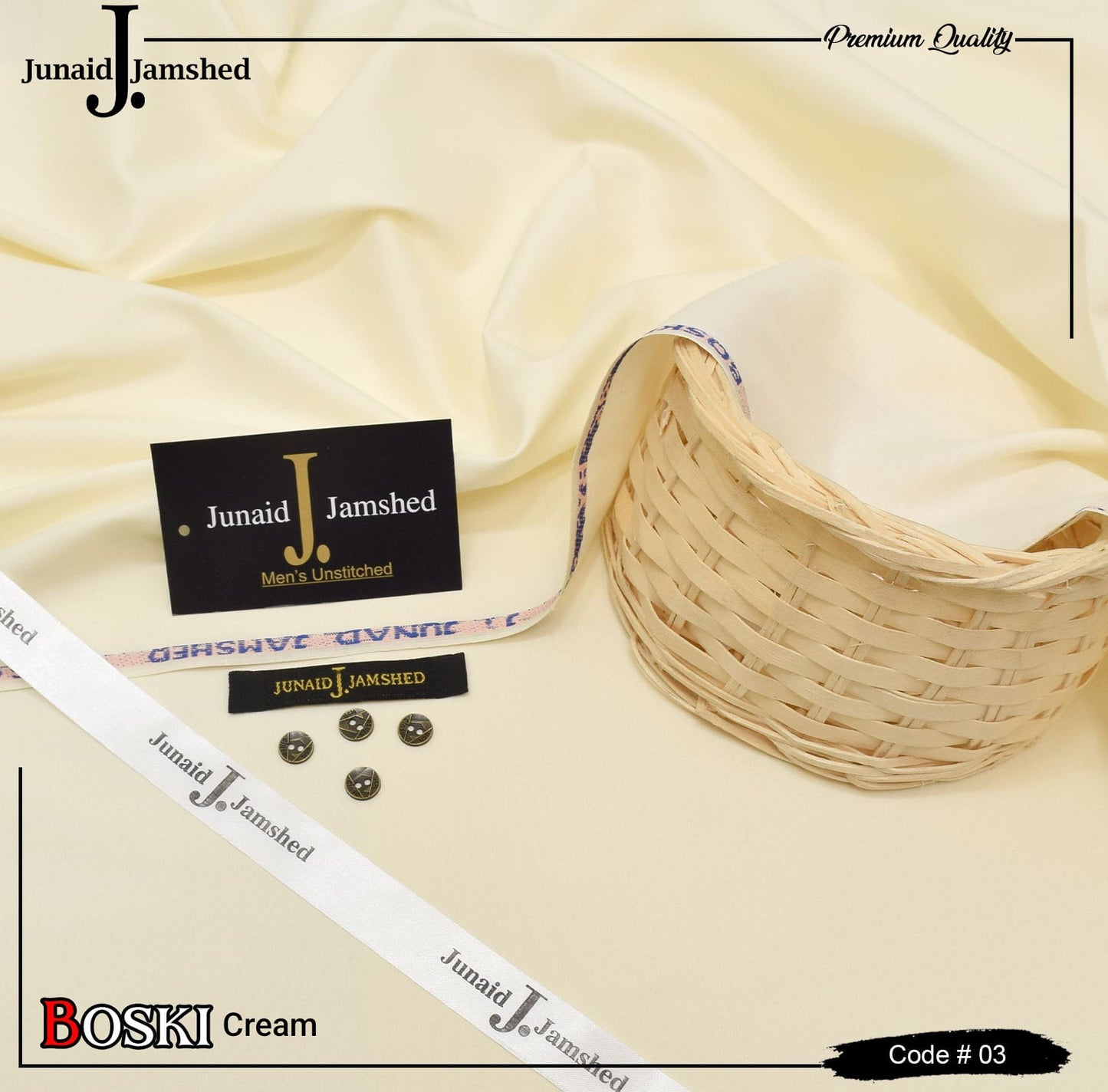 J.Junaid Jamshaid winter wash and Wear premium volume Cream