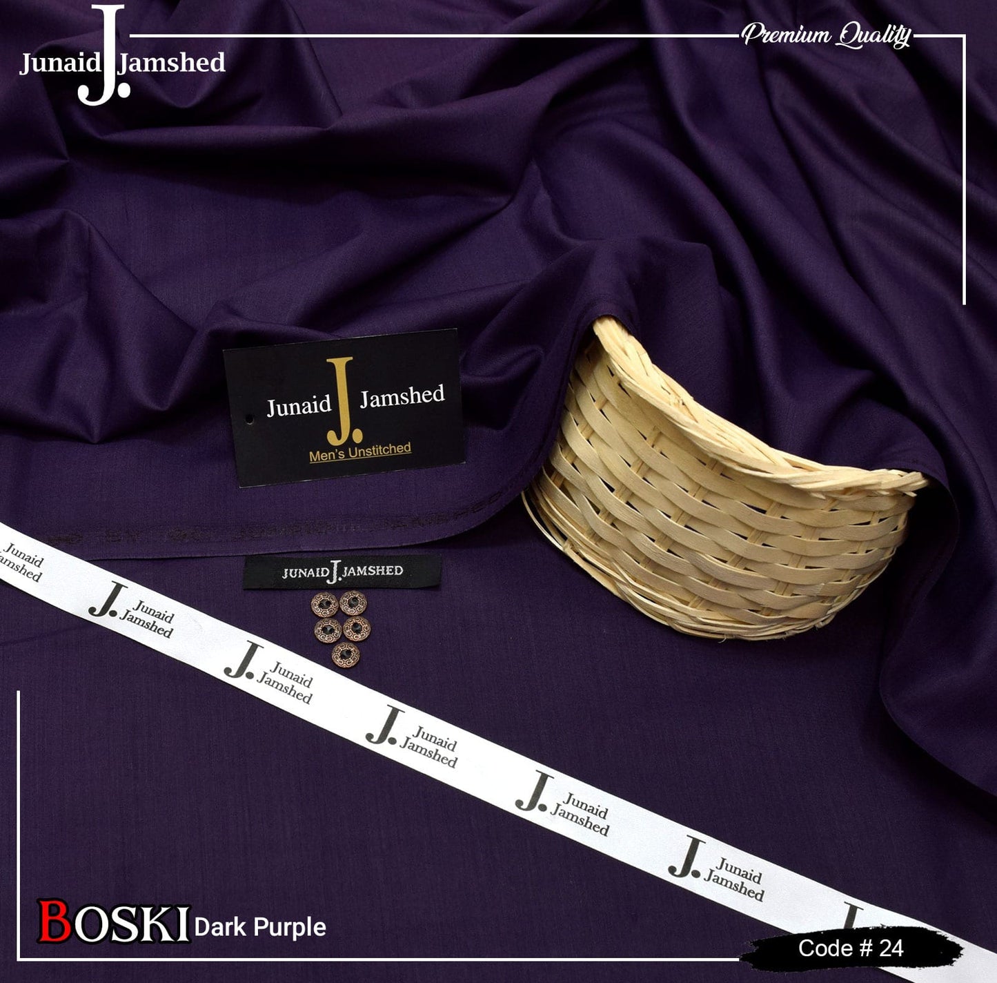 J.Junaid Jamshaid winter wash and Wear premium volume Purple