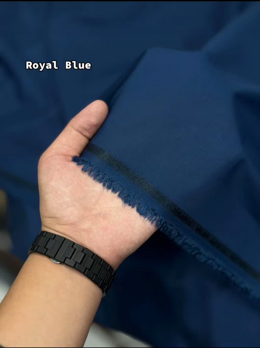 J.Junaid Jamshaed  summer wash and Wear premium volume Royal blue