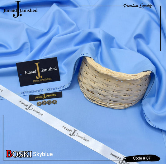 J.Junaid Jamshaid winter wash and Wear premium volume Sky Blue