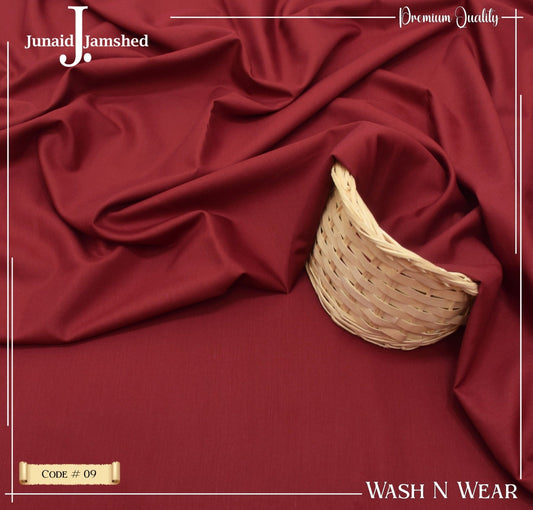 J.Junaid Jamshaid winter wash and Wear premium volume Red wine